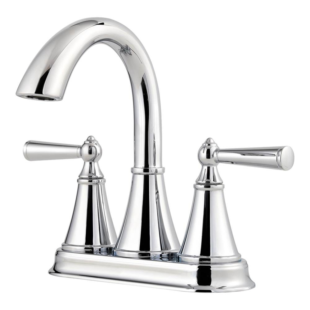 Saxton 2-Handle 4'' Centerset Bathroom Faucet in Polished Chrome