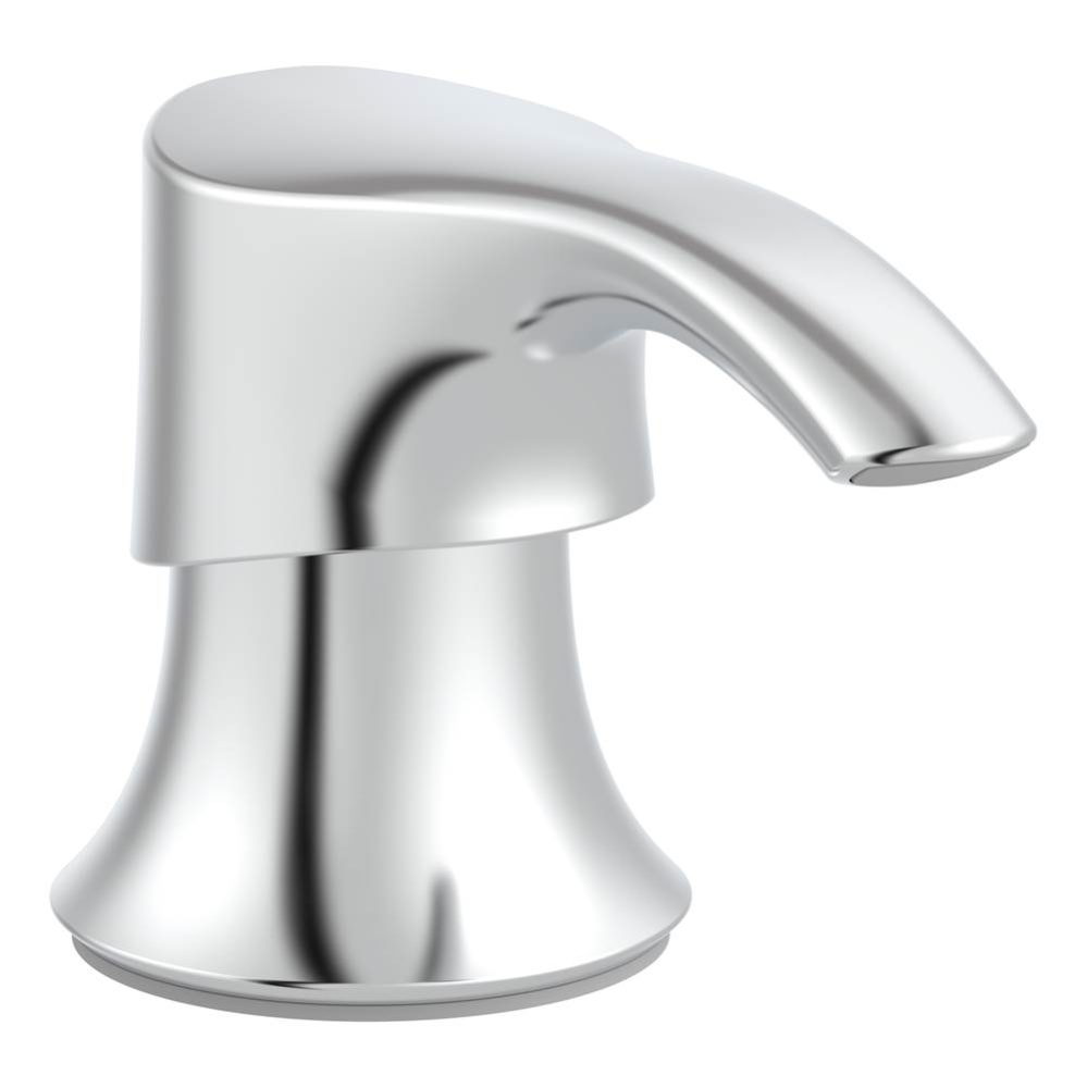 Pfister Transitional Round Soap Dispenser with SoloTilt™ in Polished Chrome