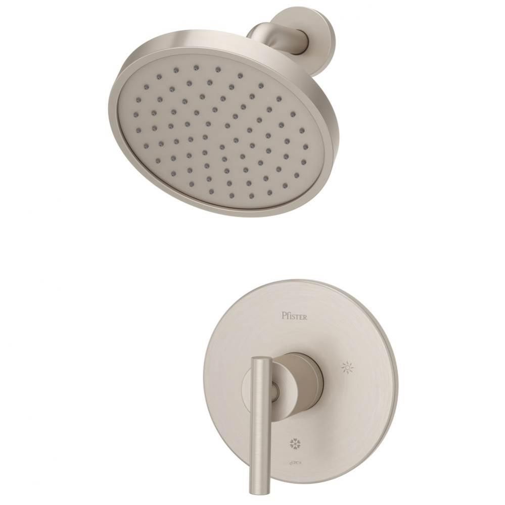 Contempra 1-Handle Shower Only Trim in Brushed Nickel
