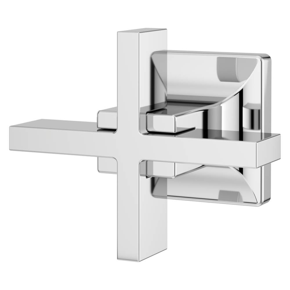 Verve Cross Robe Hook in Polished Chrome