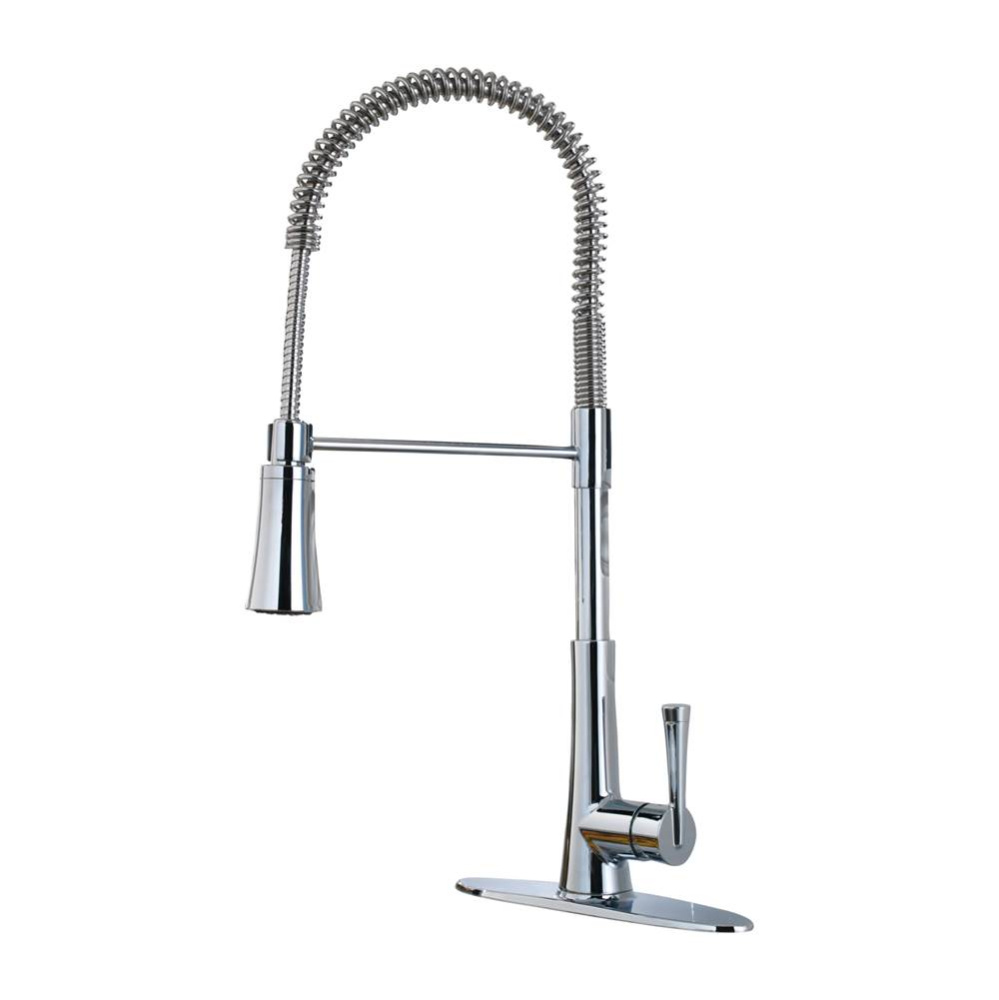 Zuri 1-Handle Pull-Down Kitchen Faucet in Polished Chrome