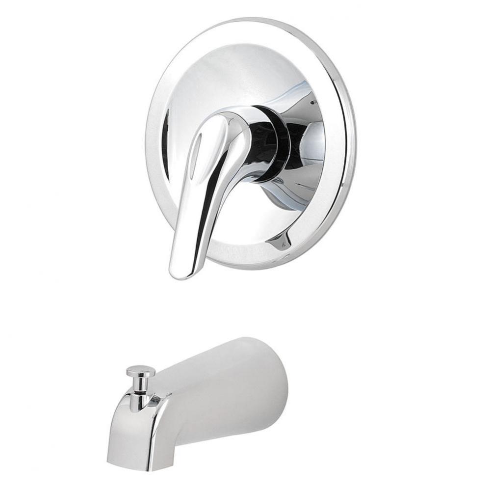 Pfirst Series 1-Handle Non-Diverting Tub Trim in Polished Chrome