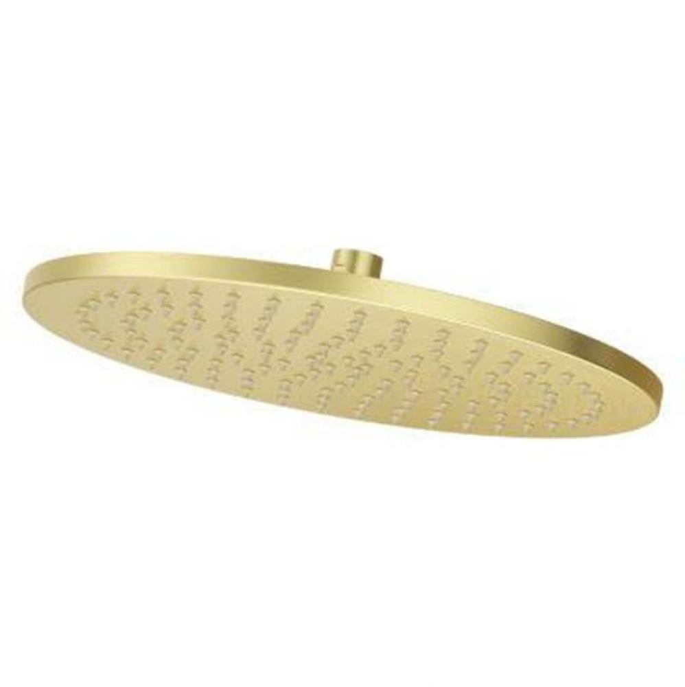 Modern Round 12 in. Raincan Showerhead in Brushed Gold