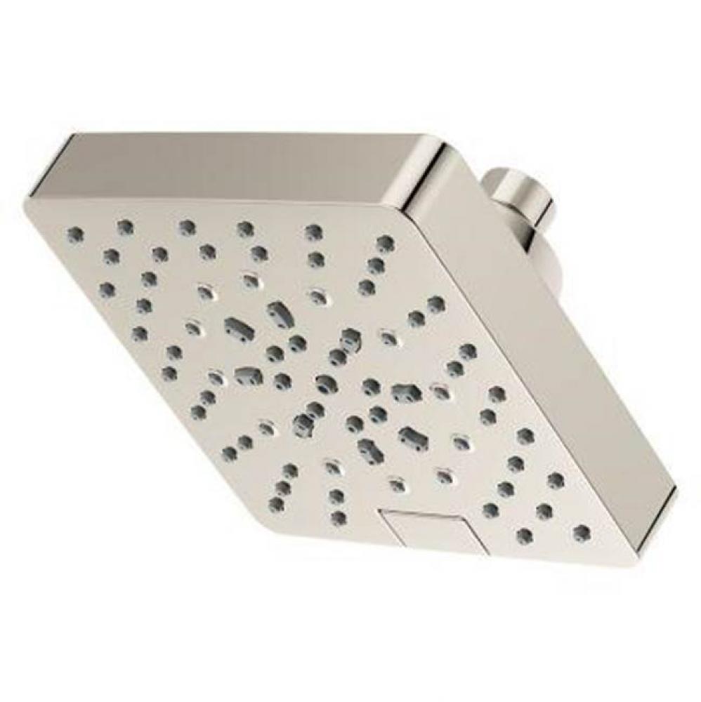 Modern Square Showerhead in Polished Nickel