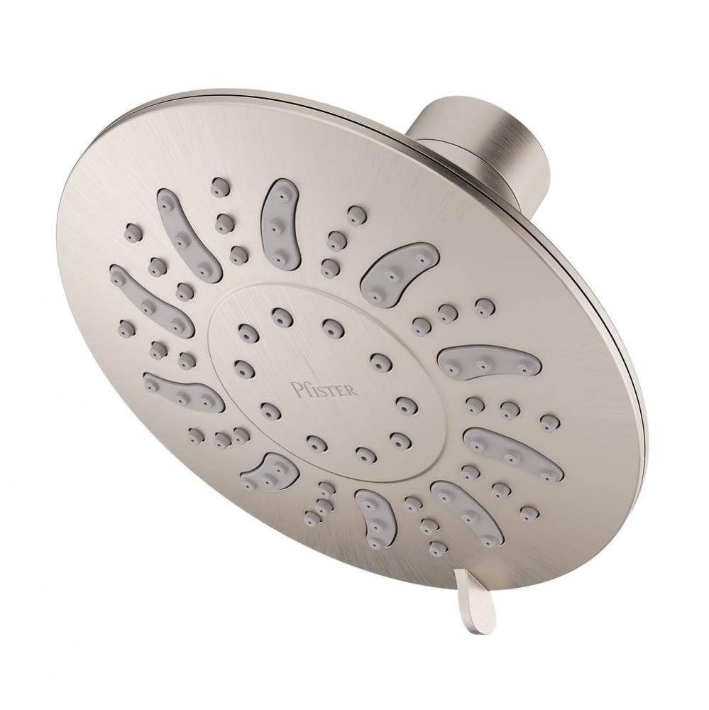 Saxton Raincan Showerhead in Brushed Nickel