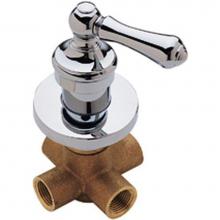 Pfister 015-38BC - Pfister 4-Port 2-Way Diverter Valve in Polished Chrome