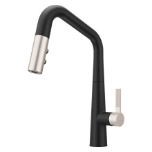 Pfister GT529-ASRBGS - Asari 1-Handle Pull-Down Kitchen Faucet in Matte Black and Spot Defense Stainless Steel