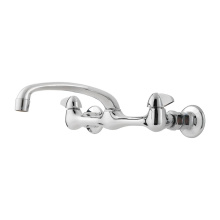 Pfister G127-1000 - Pfirst Series 2-Handle Wallmount Kitchen Faucet in Polished Chrome