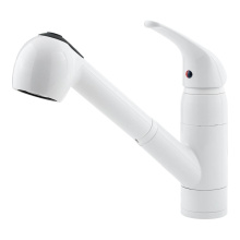 Pfister G133-10WW - Pfirst Series 1-Handle Pull-Out Kitchen Faucet in White
