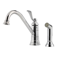 Pfister LG34-4PC0 - Portland 1-Handle Kitchen Faucet with Side Spray in Polished Chrome