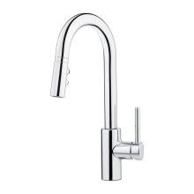 Pfister LG572-SAC - Stellen1-Handle Pull-Down Bar/Prep Kitchen Faucet in Polished Chrome