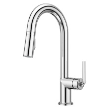 Pfister GT572-TNTC - Tenet 1-Handle Pull-Down Bar/Prep Faucet in Polished Chrome