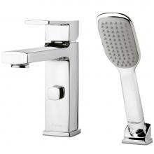 Pfister RT6-2DAC - Deckard Single Handle Complete Roman Tub Trim with Handheld Shower in Polished Chrome