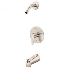 Pfister R89-070K - Pfirst Modern 1-Handle Tub & Shower, Trim Only Less Showerhead in Brushed Nickel