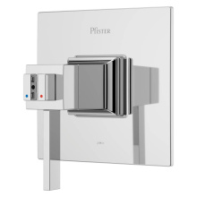 Pfister R89-VRVC - Verve Trim Kit for Thermostatic Shower in Polished Chrome