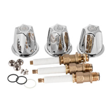 Pfister S10-2300 - 3-Handle Rebuild Kit with Metal Knobs