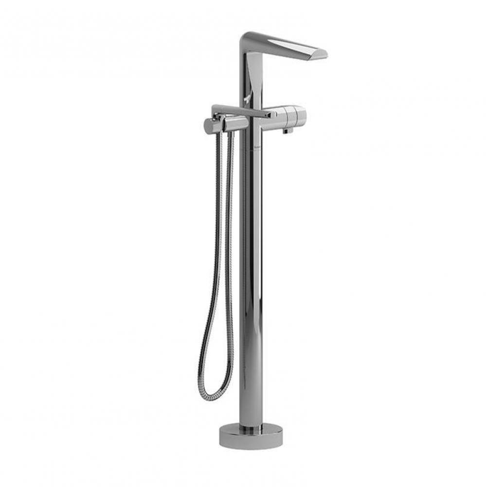 Parabola™ Thermostatic Single  Hole Floor Mount Tub Filler Trim