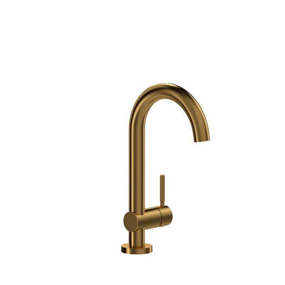 Riu Single Hole Bathroom Faucet - Brushed Gold