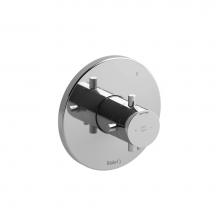 Riobel TPATM47KC - 3-way no share Type T/P (thermostatic/pressure balance) coaxial valve trim
