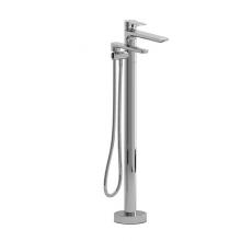Riobel FR39C-EX - 2-way Type T (thermostatic) coaxial floor-mount tub filler with hand shower