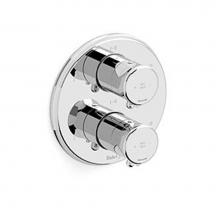 Riobel TGN46C - 4-way Type T/P (thermostatic/pressure balance) coaxial valve trim