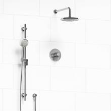 Riobel KIT#323MMRDJC-SPEX - Type T/P (thermostatic/pressure balance) 1/2'' coaxial 2-way system with hand shower and