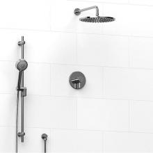 Riobel KIT5423C-6-SPEX - Type T/P (thermostatic/pressure balance) 1/2'' coaxial 2-way system with hand shower and