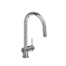 Riobel AZ211C - Azure™ Pull-Down Touchless Kitchen Faucet With C-Spout