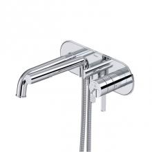 Riobel TAU21C - Authentica™ Wall Mount Thermostatic/Pressure Balance Tub Filler Trim