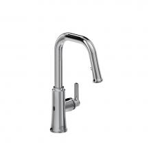 Riobel TTSQ111C - Trattoria™ Pull-Down Touchless Kitchen Faucet With U-Spout