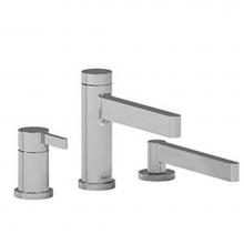 Riobel PX16C-SPEX - 3-piece Type P (pressure balance) deck-mount tub filler with hand shower PEX