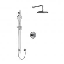 Riobel KIT323MMRD+C-EX - Type T/P (thermostatic/pressure balance) 1/2'' coaxial 2-way system with hand shower and