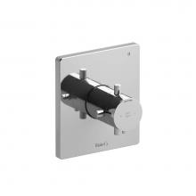 Riobel TPATQ47KC - 3-way no share Type T/P (thermostatic/pressure balance) coaxial valve trim