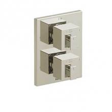Riobel TZOTQ46PN - 4-way Type T/P (thermostatic/pressure balance) coaxial valve trim
