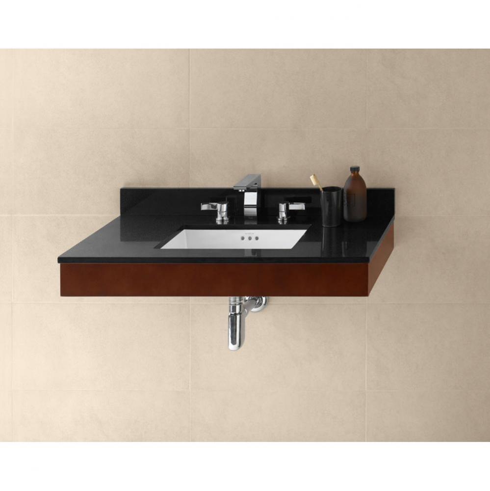 31'' Adina Wall Mount Bathroom Vanity Base Cabinet in Dark Cherry