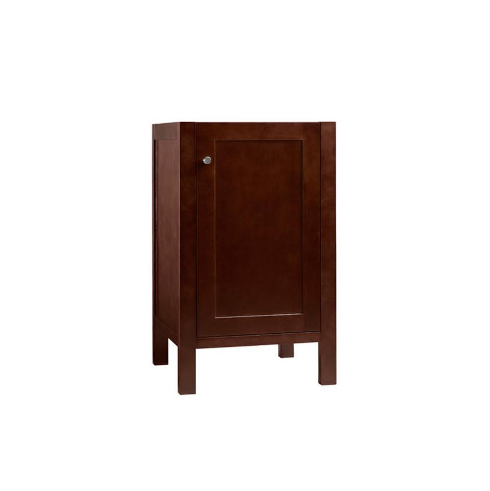 18'' Cami Bathroom Vanity Base Cabinet with Wood Door in Dark Cherry