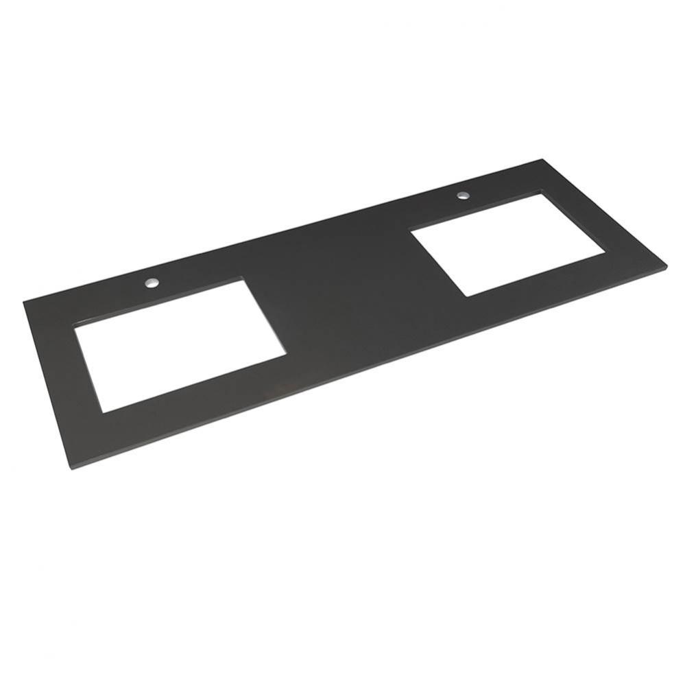 73'' x 22'' TechStone™  Vanity Top in Stone Gray - 3/4'' Thick