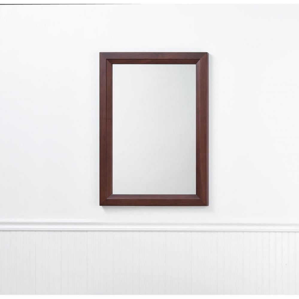 24'' Reuben Transitional  Solid Wood Framed Bathroom Mirror in White