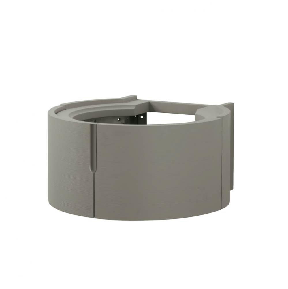 10'' Waterspace Bathroom Vanity Base - Ebo Gray