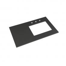 Ronbow 362237-8R-Q30 - 37'' x 22'' TechStone™ Vanity Top in Stone Gray - 3/4'' Thick