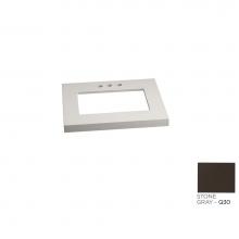 Ronbow 363325-8-Q30 - 25'' x 22'' TechStone™  WideAppeal™Vanity Top in Stone Gray - 2'&apos