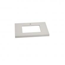 Ronbow 363331-1-Q01 - 31'' x 22'' TechStone™  WideAppeal™Vanity Top in Solid White - 2'&apo