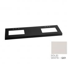 Ronbow 363361-8D-Q01 - 61'' x 22'' TechStone™  WideAppeal™ Vanity Top in Solid White - 2 3/4&apos