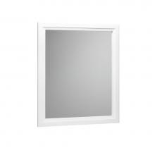Ronbow 603130-W01 - 30'' Reuben Transitional  Solid Wood Framed Bathroom Mirror in White