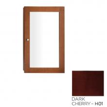 Ronbow 618218-H01 - 18'' Alina Contemporary Solid Wood Framed Medicine Cabinet in Dark Cherry