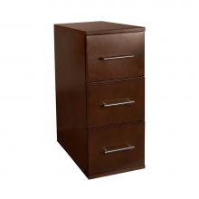 Ronbow 632312-H01 - 12'' Drawer Bridge with Three Drawers in Dark Cherry