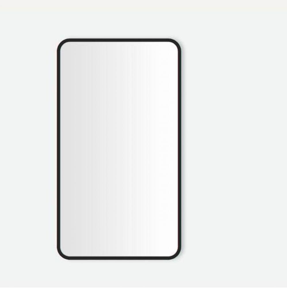 CAB, ROUND CORNER METAL 2034D4, MAT BLCK