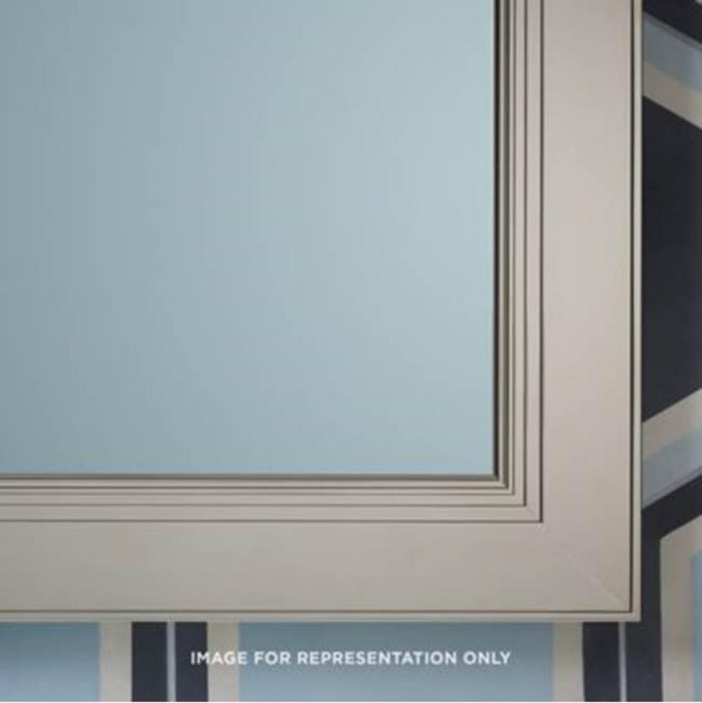 Main Line Mirror, 20'' x 40'' x 1-5/8'', Merion Frame, Satin Nickel