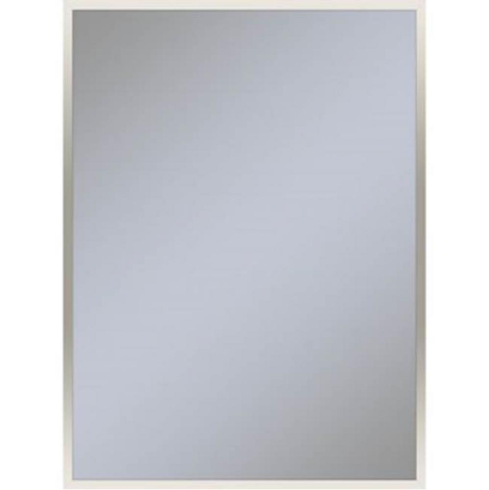 Profiles Framed Mirror, 30'' x 40'' x 3/4'', Polished Nickel