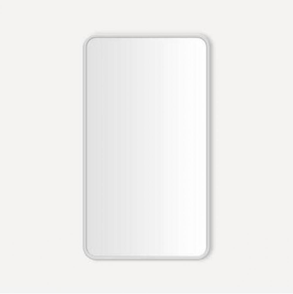 MIRROR, ROUND CORNER METAL 2034, POL SS